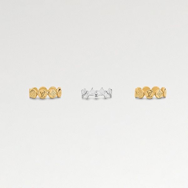 入手困難品！ルイヴィトン バーグ LV フュチュラ 指輪 偽物 3個セット MP355S