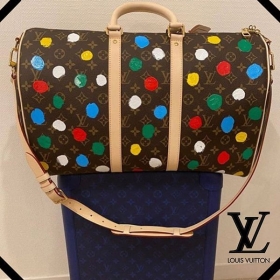 ルイヴィトン LV × YK キーポルバンドリエール45 偽物 バッグ M46377