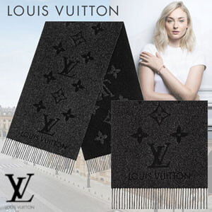 ☆ヴィトン マフラー 偽物☆ エシャルプロゴマニア LV レイキャビック スパークル カシミヤ