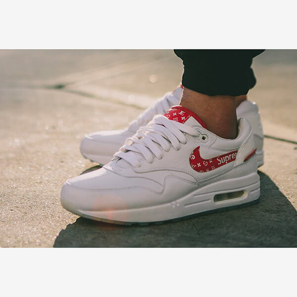 シュプリーム ルイヴィトン ナイキ 偽物 エアマックス コピー 1 AIR MAX 1 カスタムが海外で話題に！