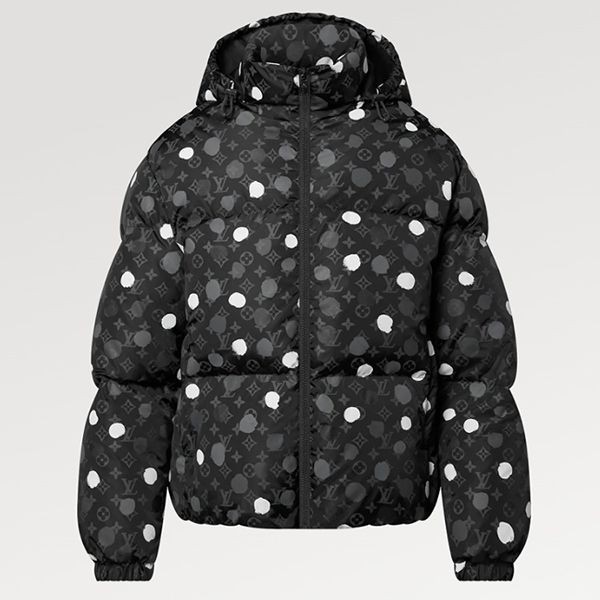 ルイヴィトン LV × YK モノグラム ドット 偽物 ダウンブルゾン1AB8GM
