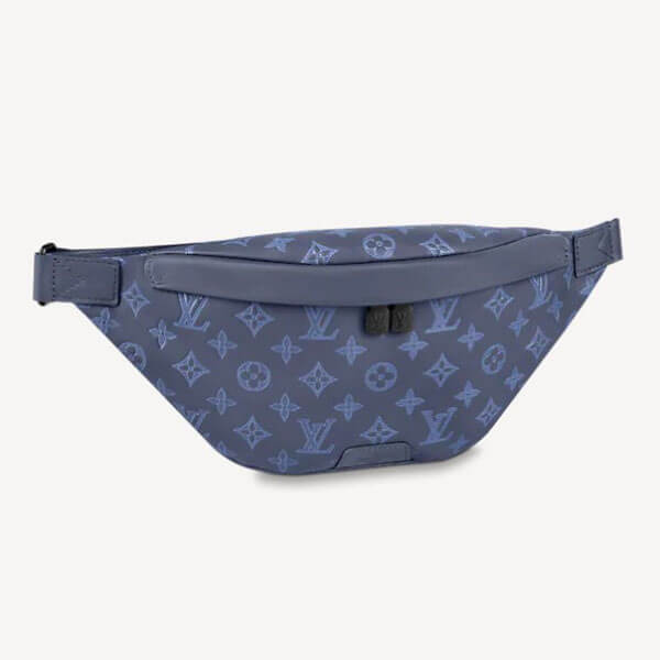 ルイヴィトン 偽物 シャドウ ネイビー【21SS】LV モノグラム バムバッグ ショルダーバッグ M45729