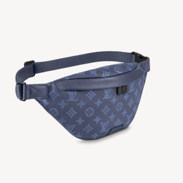 ルイヴィトン 偽物 シャドウ ネイビー【21SS】LV モノグラム バムバッグ ショルダーバッグ M45729
