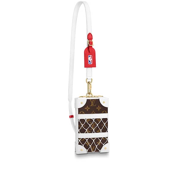 ルイヴィトン スマホケース コピー 人気   iphone12ケース★LVXNBA SOFT TRUNK PHONE BOX BAG  M80101 M80102