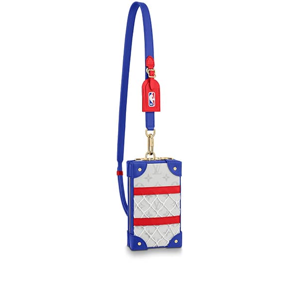 ルイヴィトン スマホケース コピー 人気   iphone12ケース★LVXNBA SOFT TRUNK PHONE BOX BAG  M80101 M80102