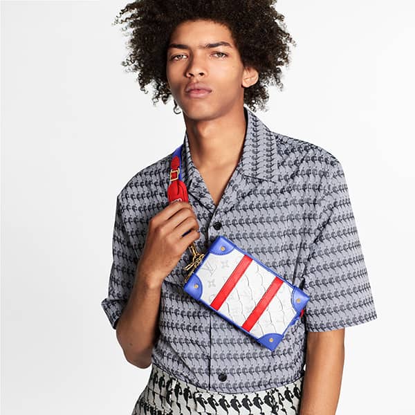 ルイヴィトン スマホケース コピー 人気   iphone12ケース★LVXNBA SOFT TRUNK PHONE BOX BAG  M80101 M80102