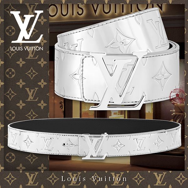 LVミラー ミラー 偽物 ルイヴィトン ベルト コピー 21FW新作☆サンチュールLVイニシャル 40MM リバーシブル / メンズ レディース /2way☆MP303U