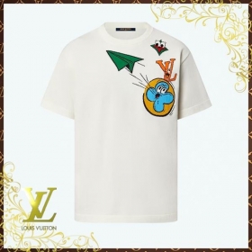 ルイヴィトン モノグラムコミックス 半袖Tシャツ パロディ 1AB54D