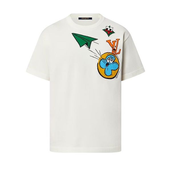 ルイヴィトン モノグラムコミックス 半袖Tシャツ パロディ 1AB54D