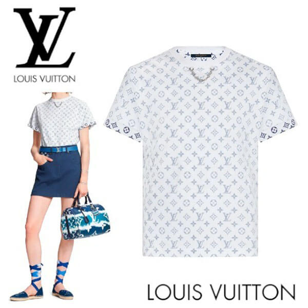 【ルイヴィトン Tシャツ コピー 】​エスカルESCALE優先予約 LV ★プリンテッドTシャツ 1A7ST7