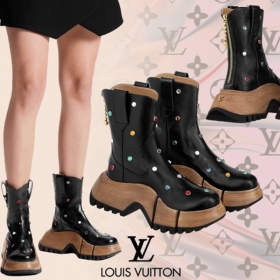 ルイヴィトン LV ズームライン ブーツ 偽物 1ABGZN
