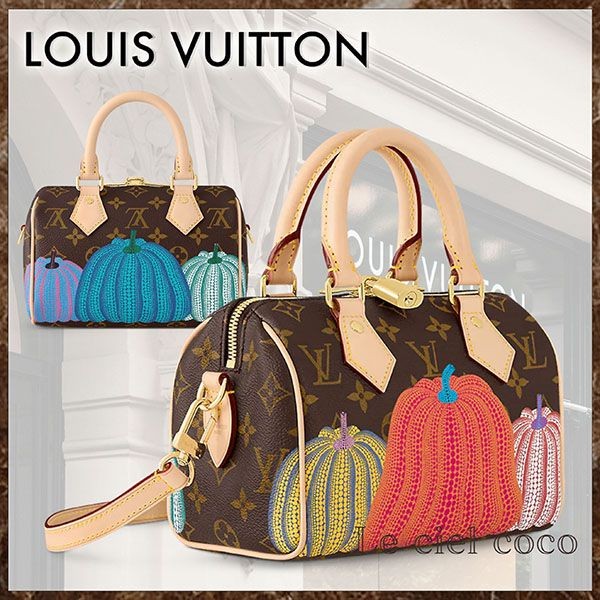 ルイヴィトン LV × YK 偽物スピーディバンドリエール 20 M46469