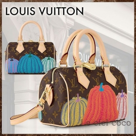 ルイヴィトン LV × YK 偽物スピーディバンドリエール 20 M46469