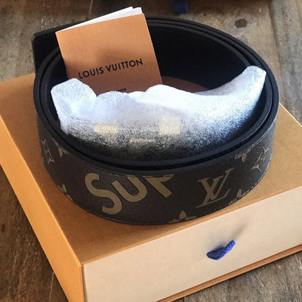 ルイヴィトン LV アパレル MP016 シュプリームスーパーコピー コラボ モノグラム ベルト メンズ