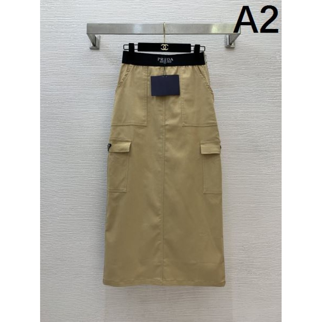 プラダ スーパーコピー スカート お洒落 デニム ロゴ レディース PRADA