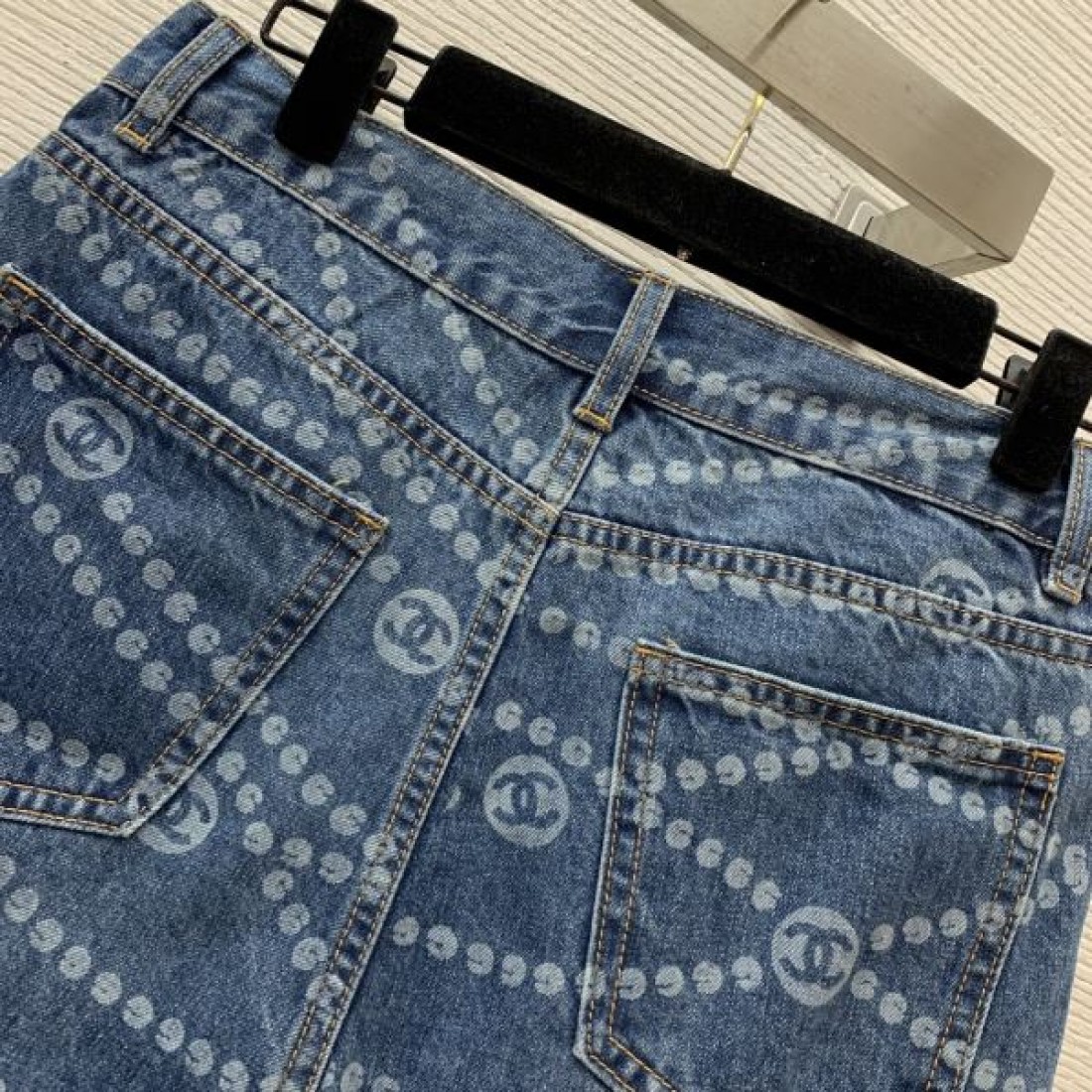 CHANEL スーパーコピー ハーフパンツ ジーンズ お洒落 柄 波 ロゴ ファッション シャネル