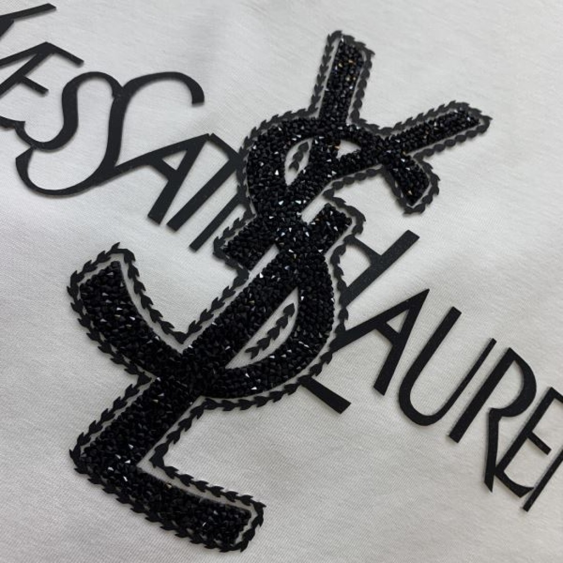 イヴ サンローラン スーパーコピー 半袖Tシャツ ロゴ 超人気大人OK SAINT LAURENT