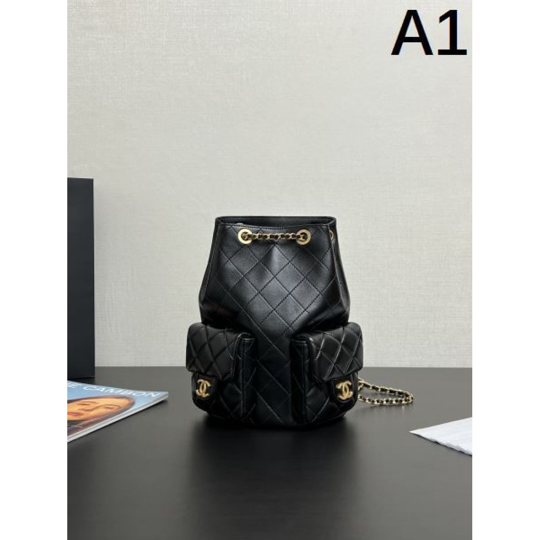 CHANEL コピー バックパック ロゴ クリスマスプレゼントにも シャネル
