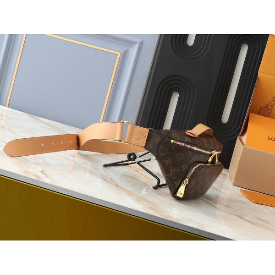 LOUIS VUITTON コピー ウエストバッグ ロゴ きちんと感がある ルイヴィトン