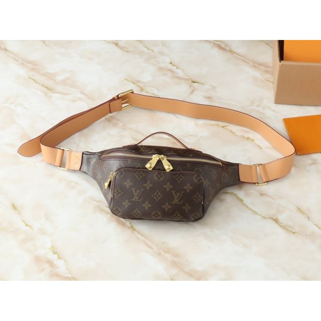 LOUIS VUITTON コピー ウエストバッグ ロゴ きちんと感がある ルイヴィトン