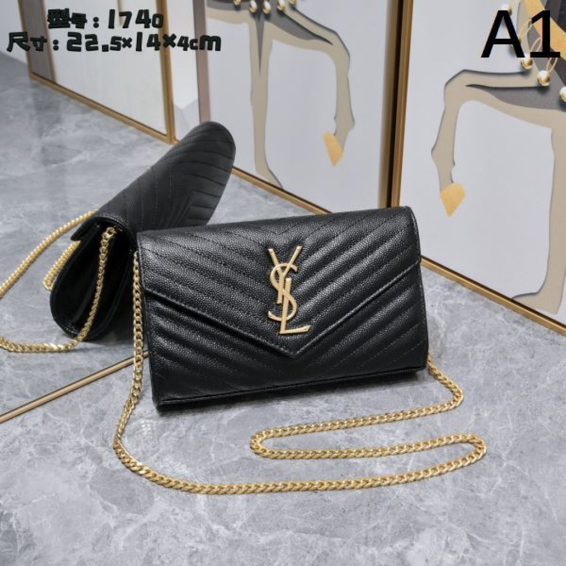 YSL イヴ サンローラン コピー ショルダーバッグ ロゴ 再入荷が嬉しい SAINT LAURENT