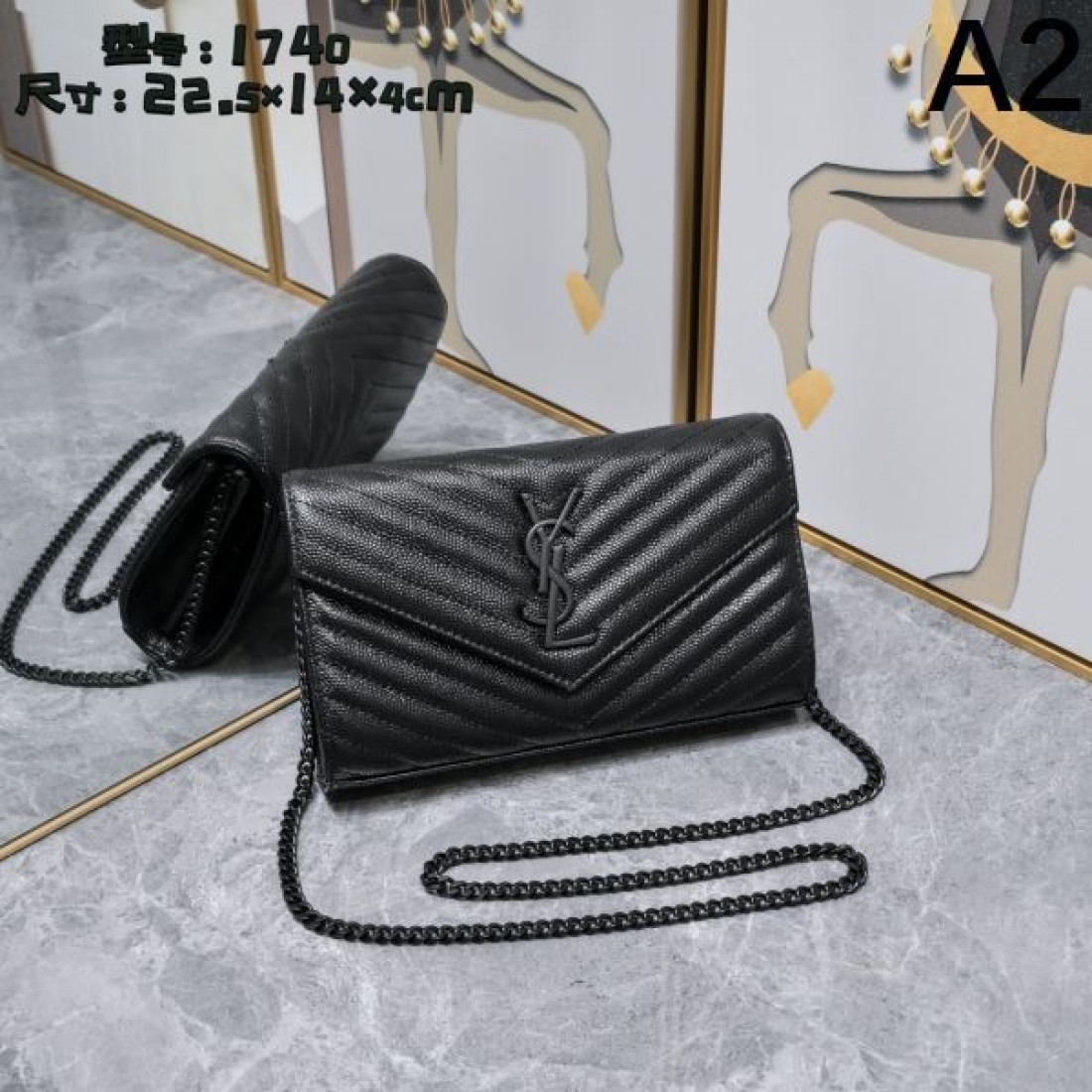 YSL イヴ サンローラン コピー ショルダーバッグ ロゴ 再入荷が嬉しい SAINT LAURENT