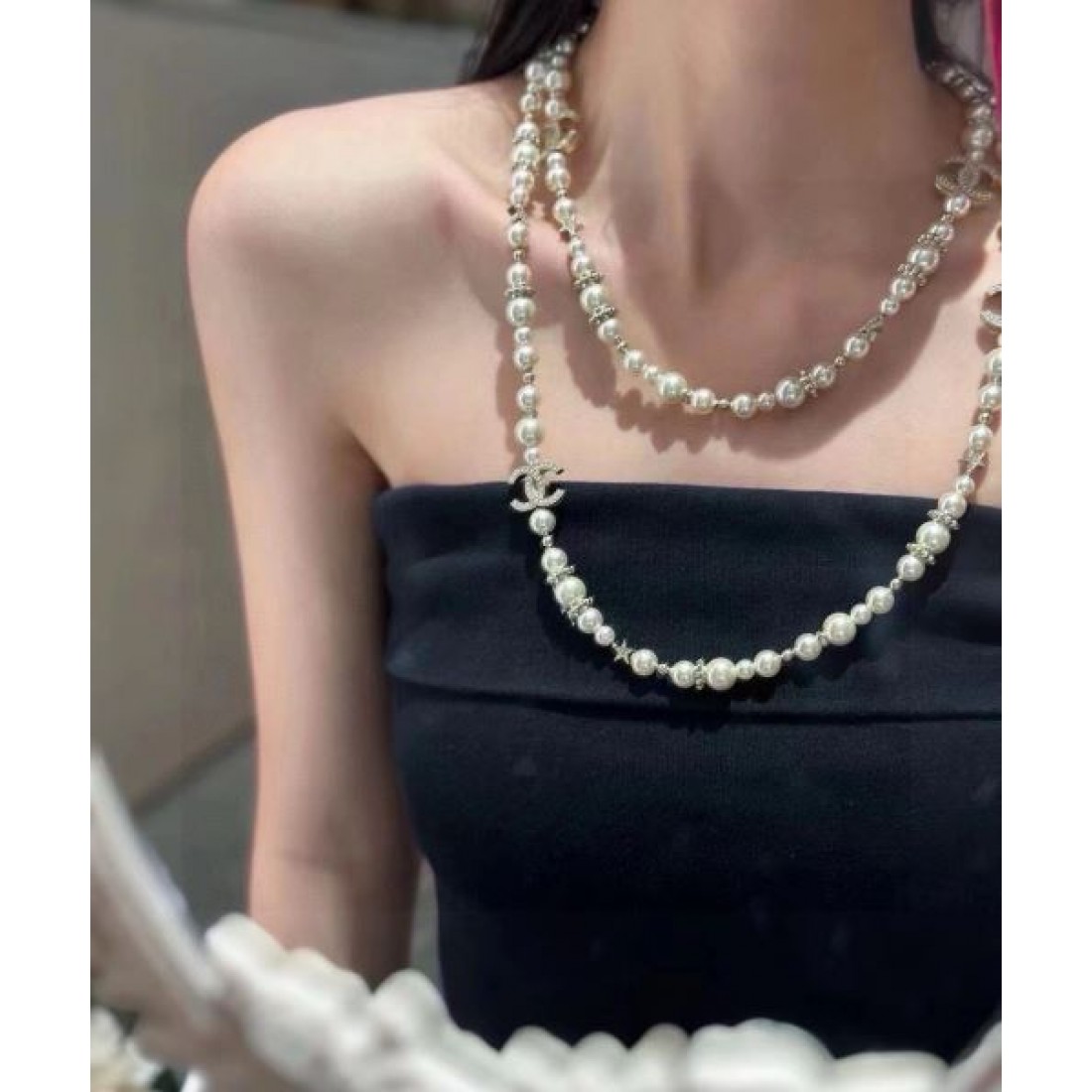 シャネル コピー ネックレス ロゴ 海外セレブが注目アイテム CHANEL
