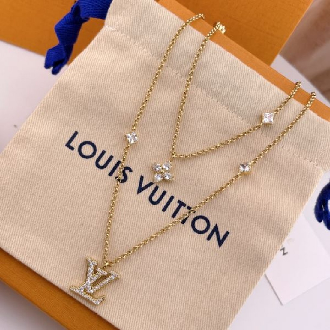 LOUIS VUITTON コピー ネックレス ロゴ 今季初登場の新作 ルイヴィトン