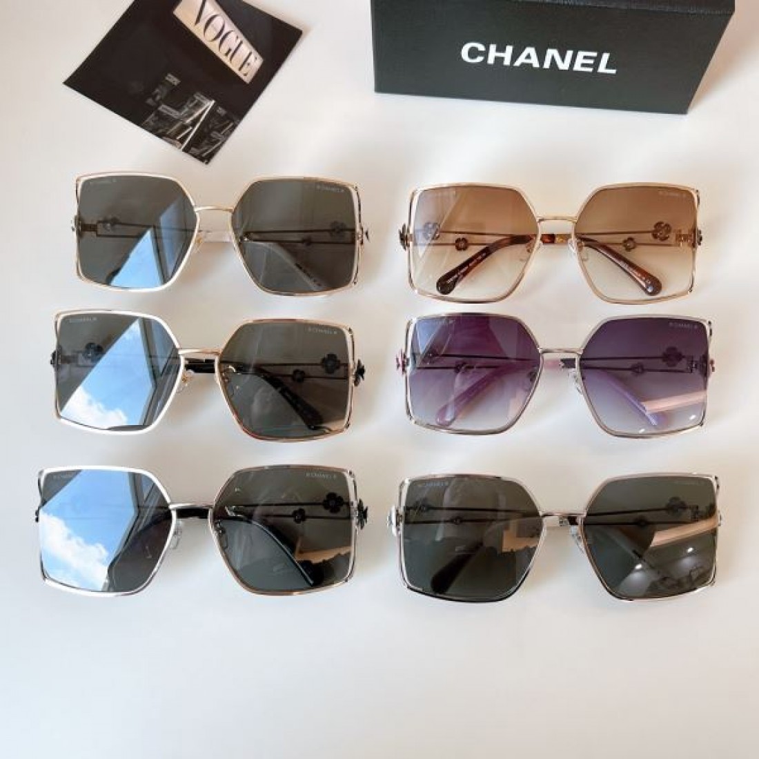 トレンド感満載 大人可愛い 華やか CHANEL シャネル スーパー コピー サングラス