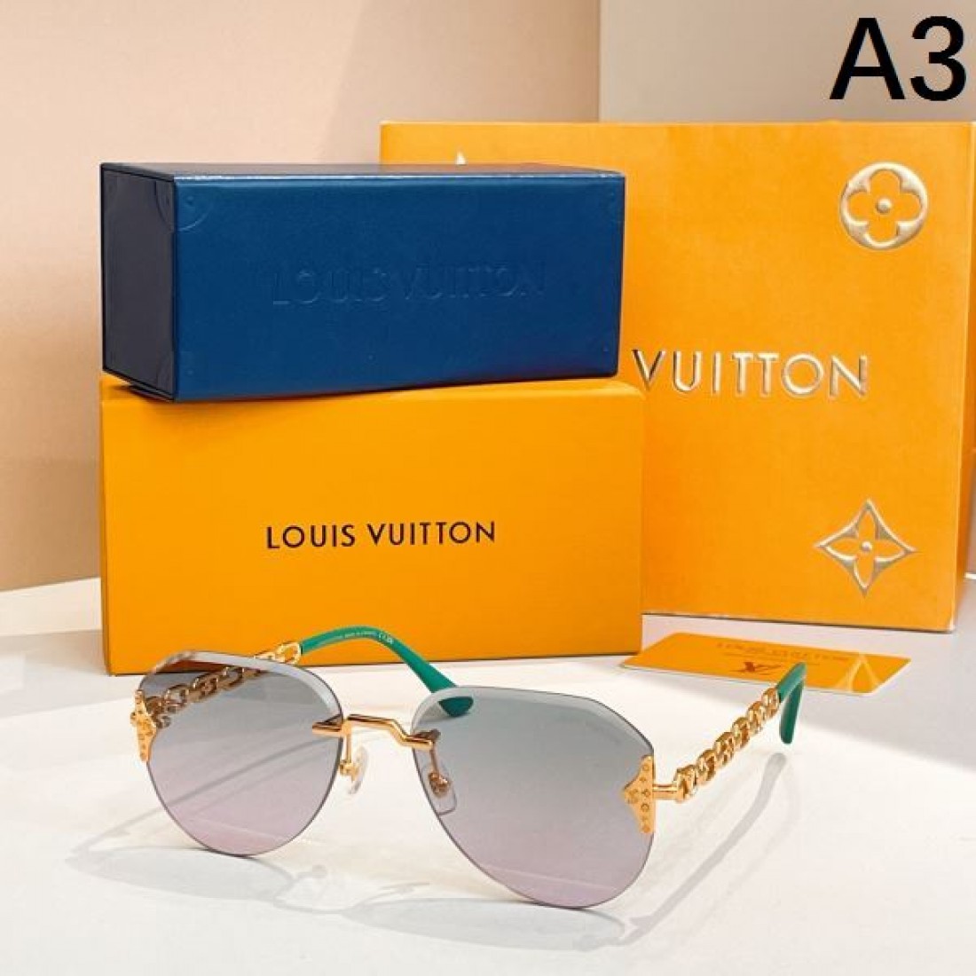 性抜群のコンビ LOUIS VUITTON 上品で洗練された ルイヴィトン コピー サングラス