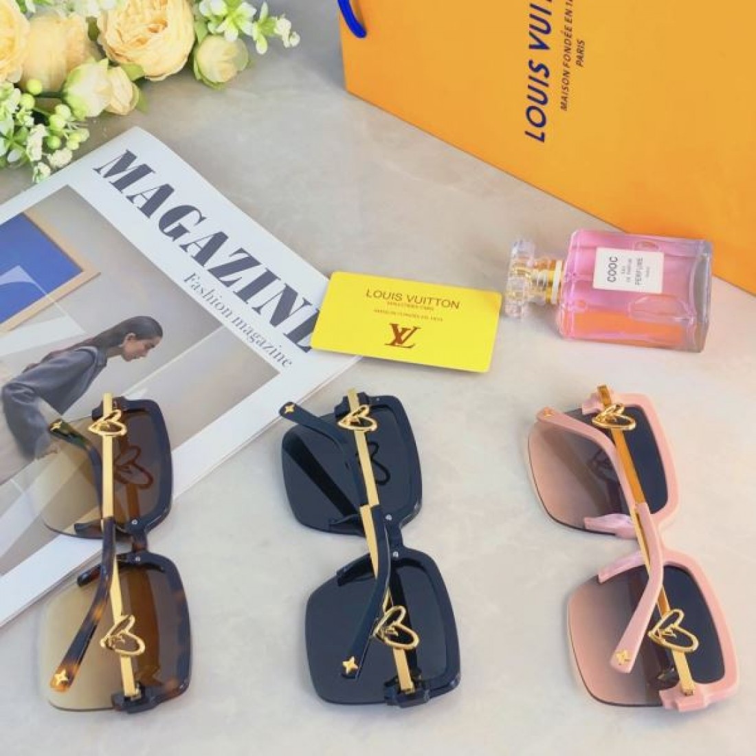 上品で優雅な 絶妙な着こなし ルイヴィトン コピー サングラス LOUIS VUITTON
