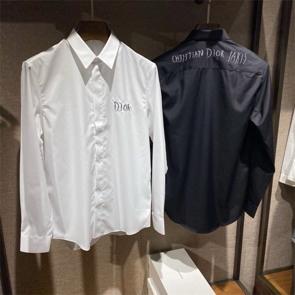   DIOR（ディオール） スーパーコピー刺繍ロゴのシャツ：エレガントなスタイルと機能性の融合
