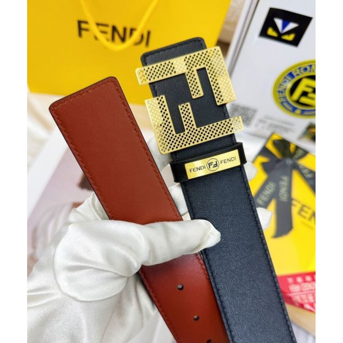 スタイリッシュ 大人っぽい雰囲気の FENDI フェンデイ コピー ベルト