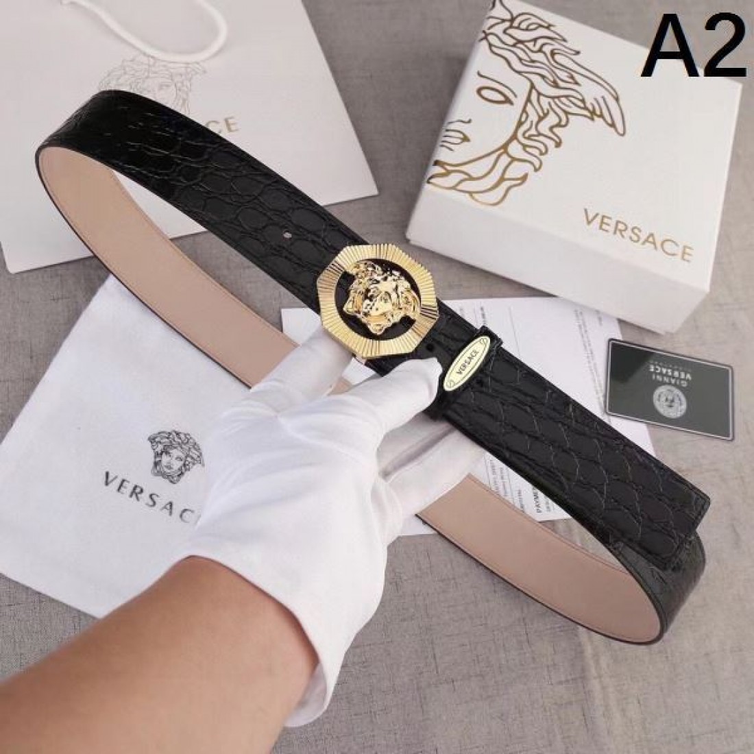 VERSACE モダンな スタイリッシュな ヴェルサーチェ コピー ベルト