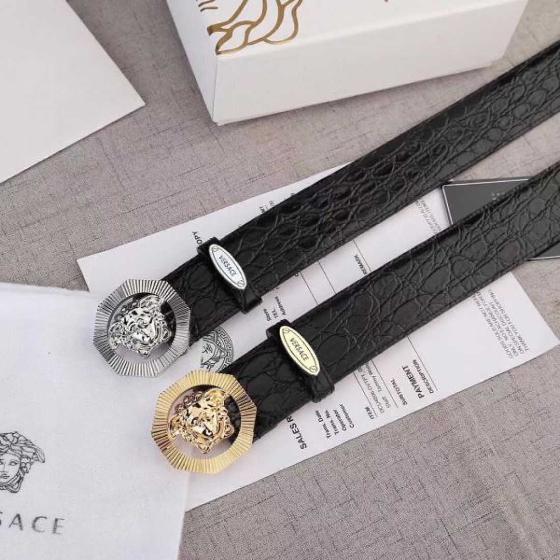 VERSACE モダンな スタイリッシュな ヴェルサーチェ コピー ベルト