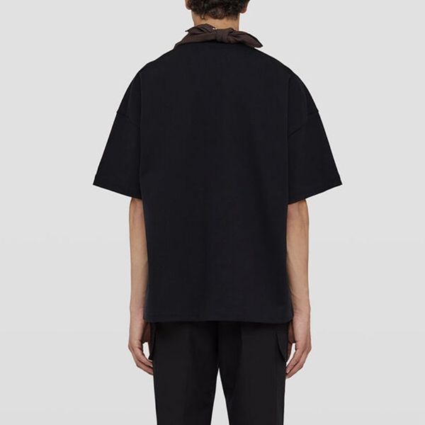 【2023SS】ジルサンダー コピー★ グラフィックパッチ コットンTシャツ JSMU707025-MU248508