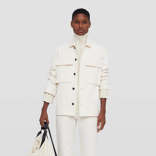 ジルサンダー ロゴ 偽物 21SS JIL SANDER+ アウターシャツ JPPS600205-WS241900-280 欲しい超限定