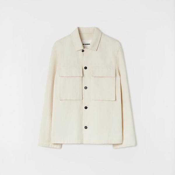 ジルサンダー ロゴ 偽物 21SS JIL SANDER+ アウターシャツ JPPS600205-WS241900-280 欲しい超限定