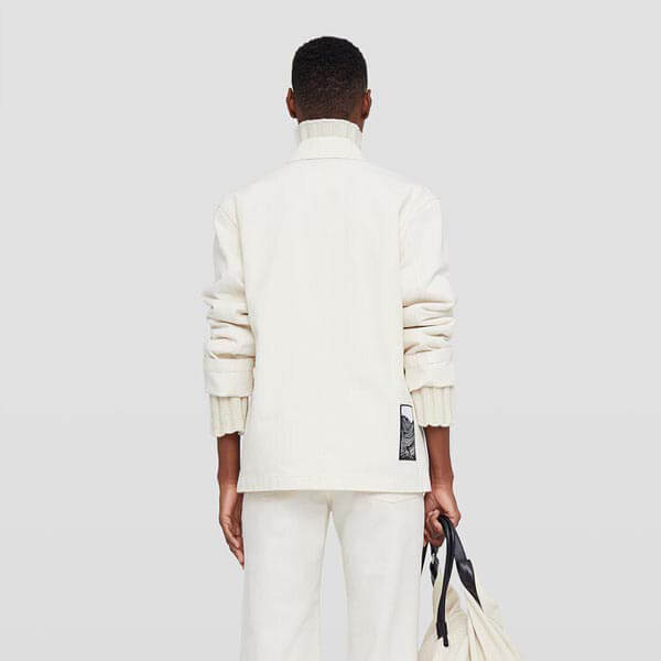 ジルサンダー ロゴ 偽物 21SS JIL SANDER+ アウターシャツ JPPS600205-WS241900-280 欲しい超限定