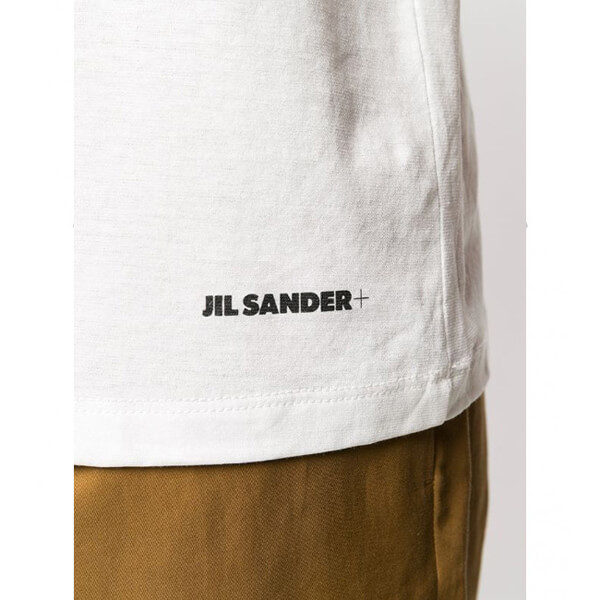 【ジルサンダー Tシャツ コピー】裾ロゴ 半袖 Tシャツ JPUS706530MS248808 100