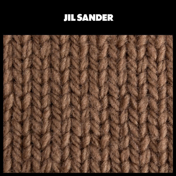 ★ JIL SANDER ★ジルサンダー ベスト 偽物 2021 AW ランウェイ WOOL TURTLENECK BIB