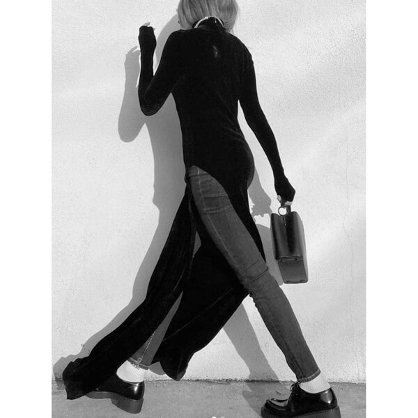 ジルサンダー ニット コピー Jil Sander★モヘアブレンド ロングライン セーター