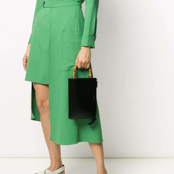 ジルサンダー バッグ コピー◆SS21 JIL SANDER◆TOOTIE バンブーハンドルバッグ