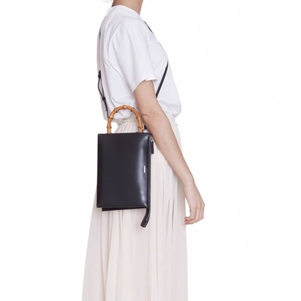 ジルサンダー バッグ コピー◆SS21 JIL SANDER◆TOOTIE バンブーハンドルバッグ