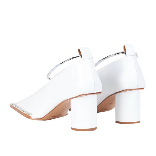 ジルサンダー 革靴 偽物 【JIL SANDER】アンクレット☆スタッズ レザーパンプス☆3色展開 アクセサリー