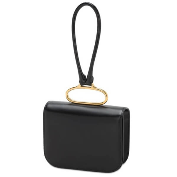 【Jil Sander】ジルサンダー 財布 偽物 Handlebar Leather Clutch Bag ブラック