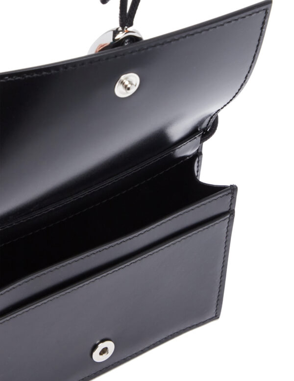 【Jil Sander】ジルサンダー 財布 偽物 Handlebar Leather Clutch Bag ブラック