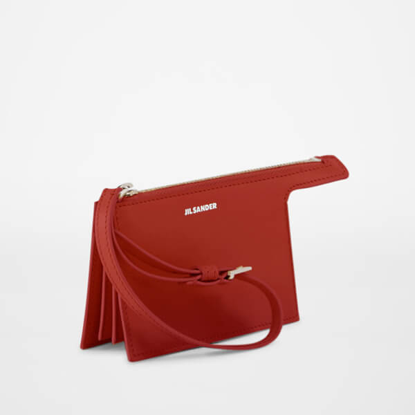 21AW ジルサンダー 財布 偽物【JIL SANDER】 Tootie カードホルダー ロゴ 2カラー