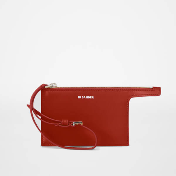 21AW ジルサンダー 財布 偽物【JIL SANDER】 Tootie カードホルダー ロゴ 2カラー