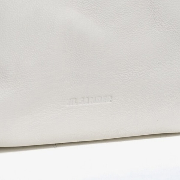 ジルサンダー バッグ 偽物★Jil Sander レザー スモールバケッドショルダーバッグ